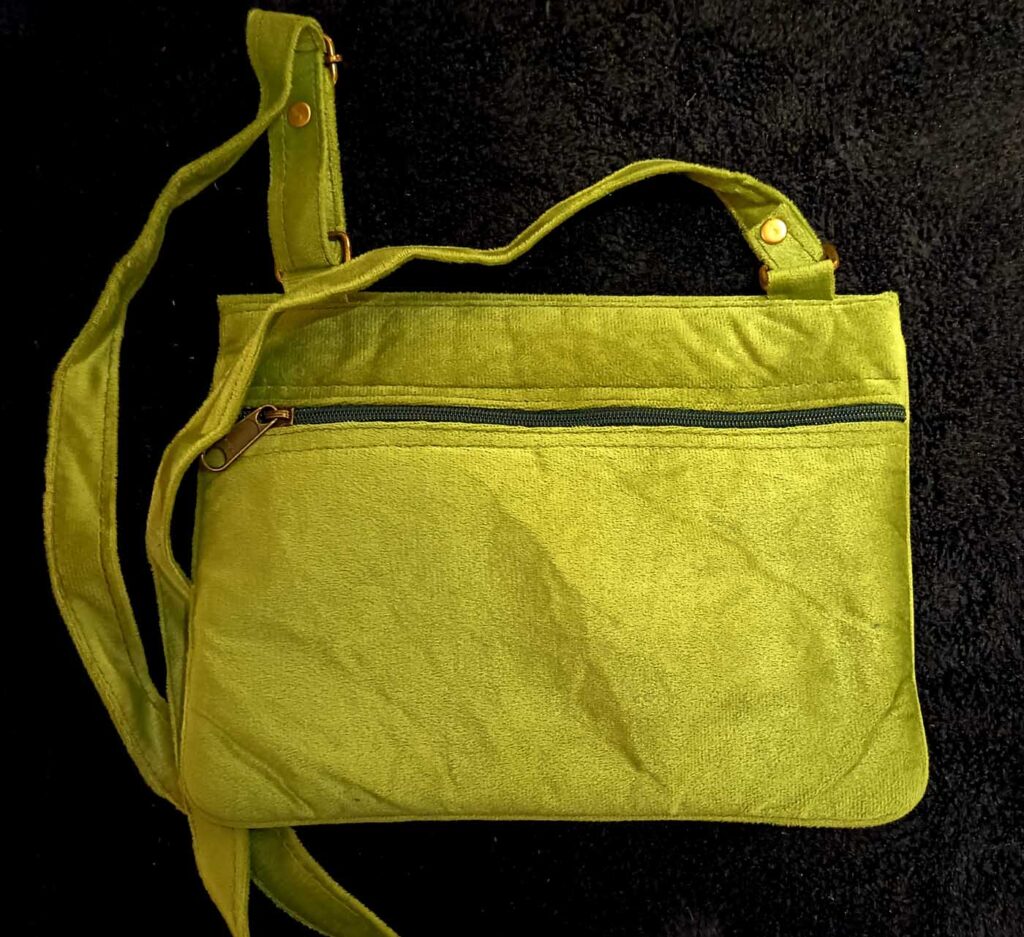 Bags Kashmir Shoulder Strap 1 Zipper Light Green 1
