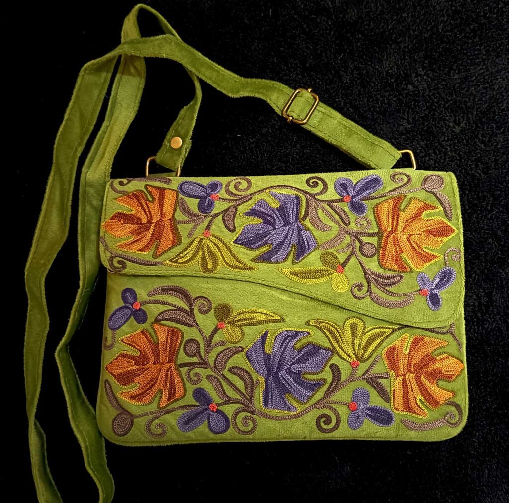 Bags Kashmir Shoulder Strap 1 Zipper Light Green 3