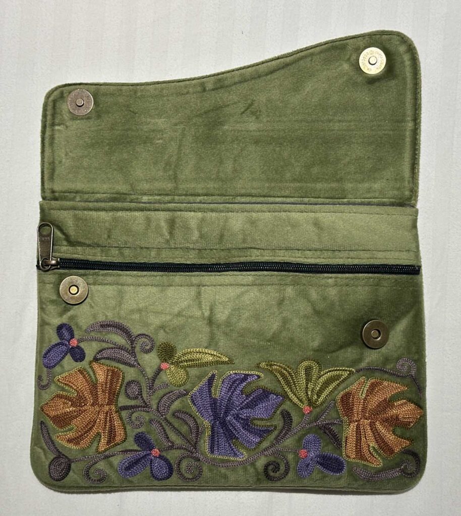 Bags Kashmir Shoulder Strap 1 Zipper Light Green 5
