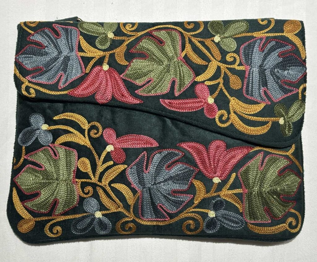 Bags Kashmir Shoulder Strap 1 Zipper Royal Green 4