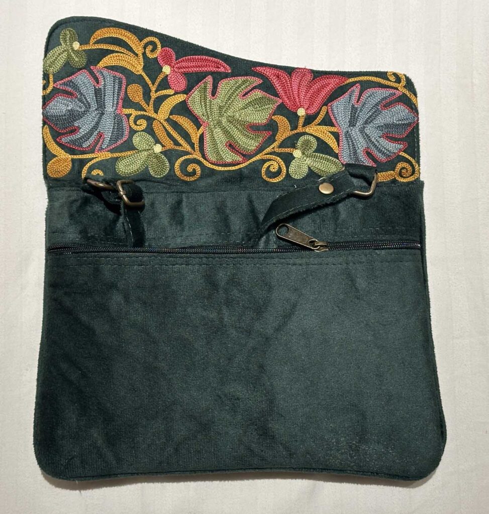 Bags Kashmir Shoulder Strap 1 Zipper Royal Green 6