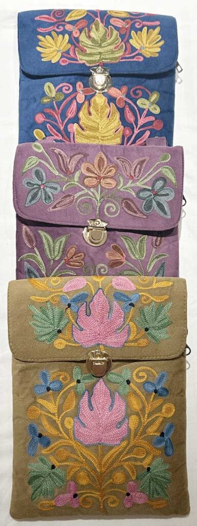 Bags Kashmir Shoulder Strap 2 Zippers Collection 1