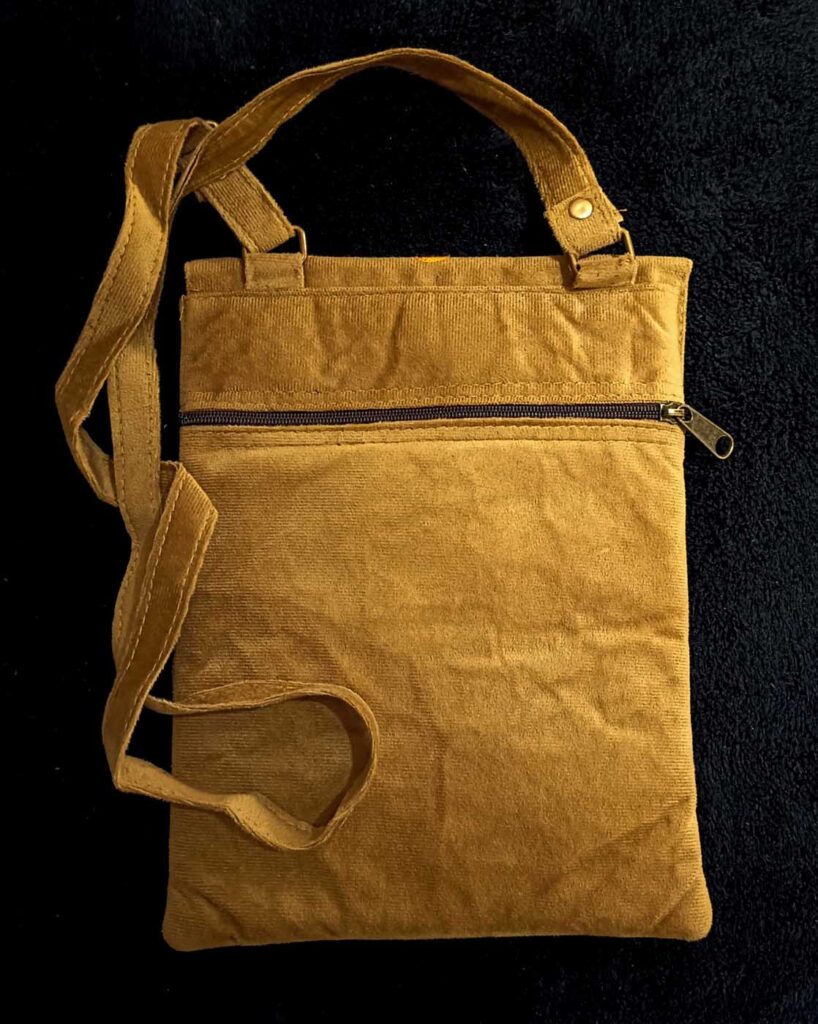 Bags Kashmir Shoulder Strap 2 Zippers Light Brown 2