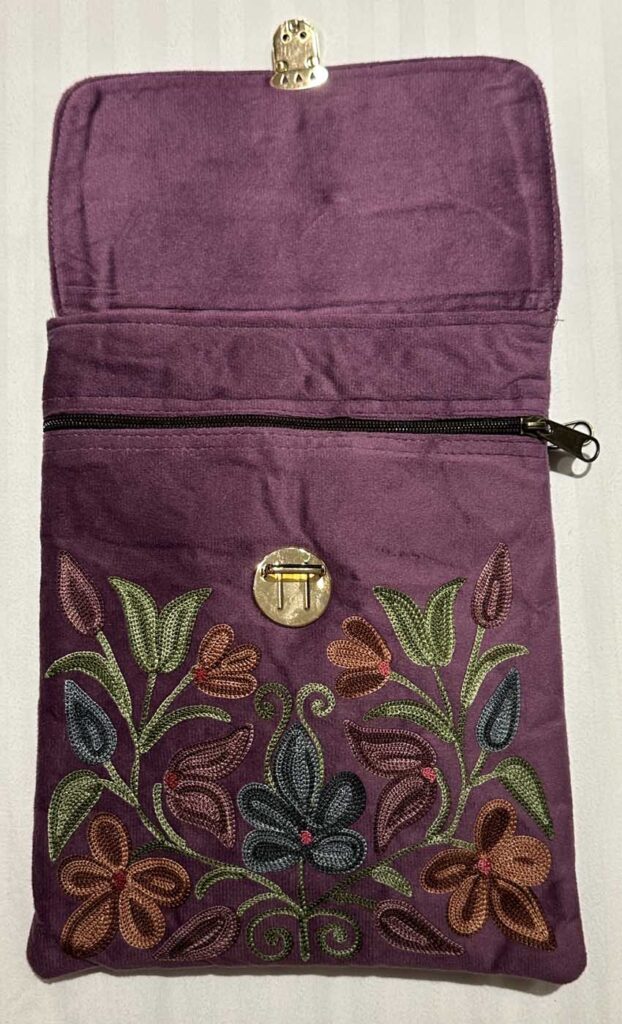Bags Kashmir Shoulder Strap 2 Zippers Purple 6