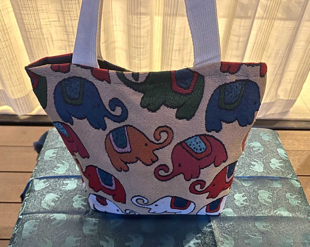Bags Thai Light Yellow With Elephants 4a