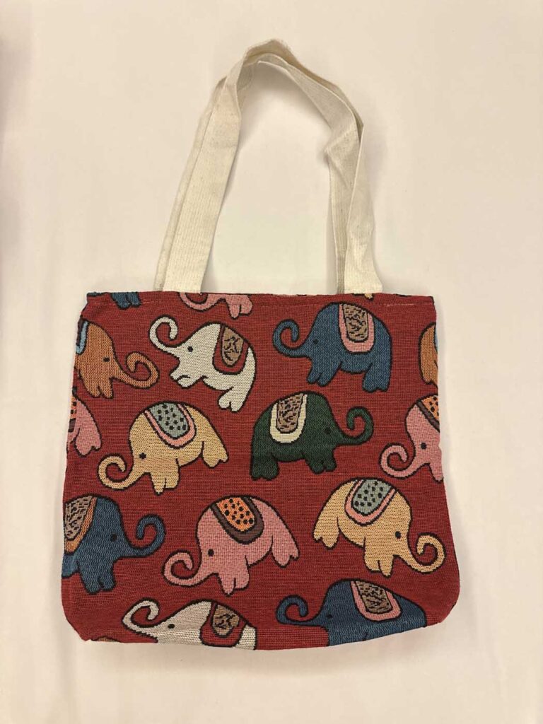 Bags Thai Red With Elephants 2