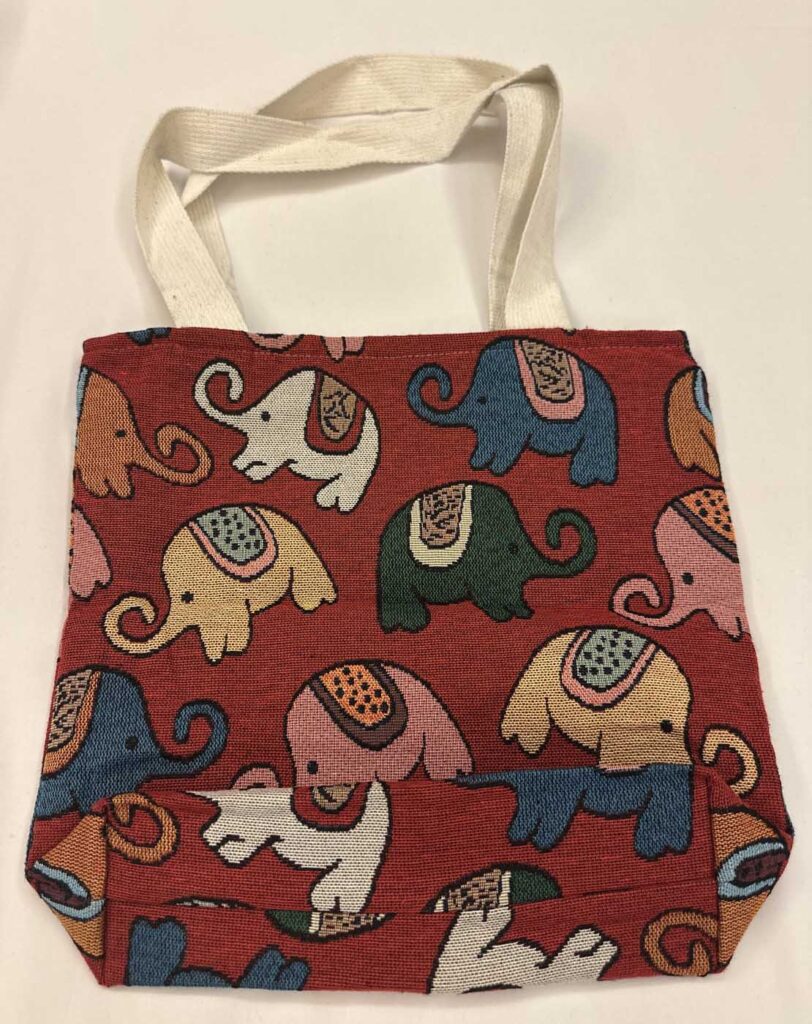 Bags Thai Red With Elephants 5