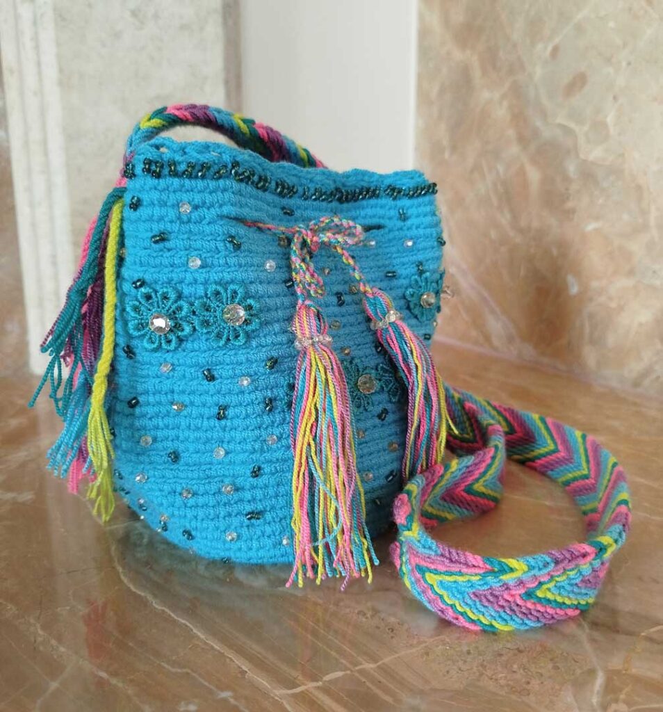 Bags - Wayuu - Turquoise - Small 1