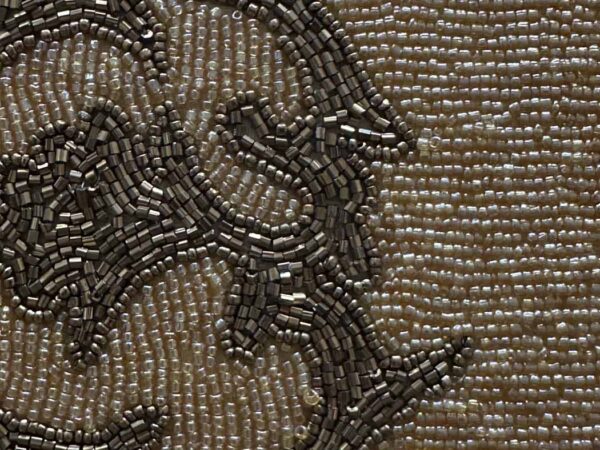 Hand-Beaded Table Mats — Gold + Yellow (Set of 2) — photo 2
