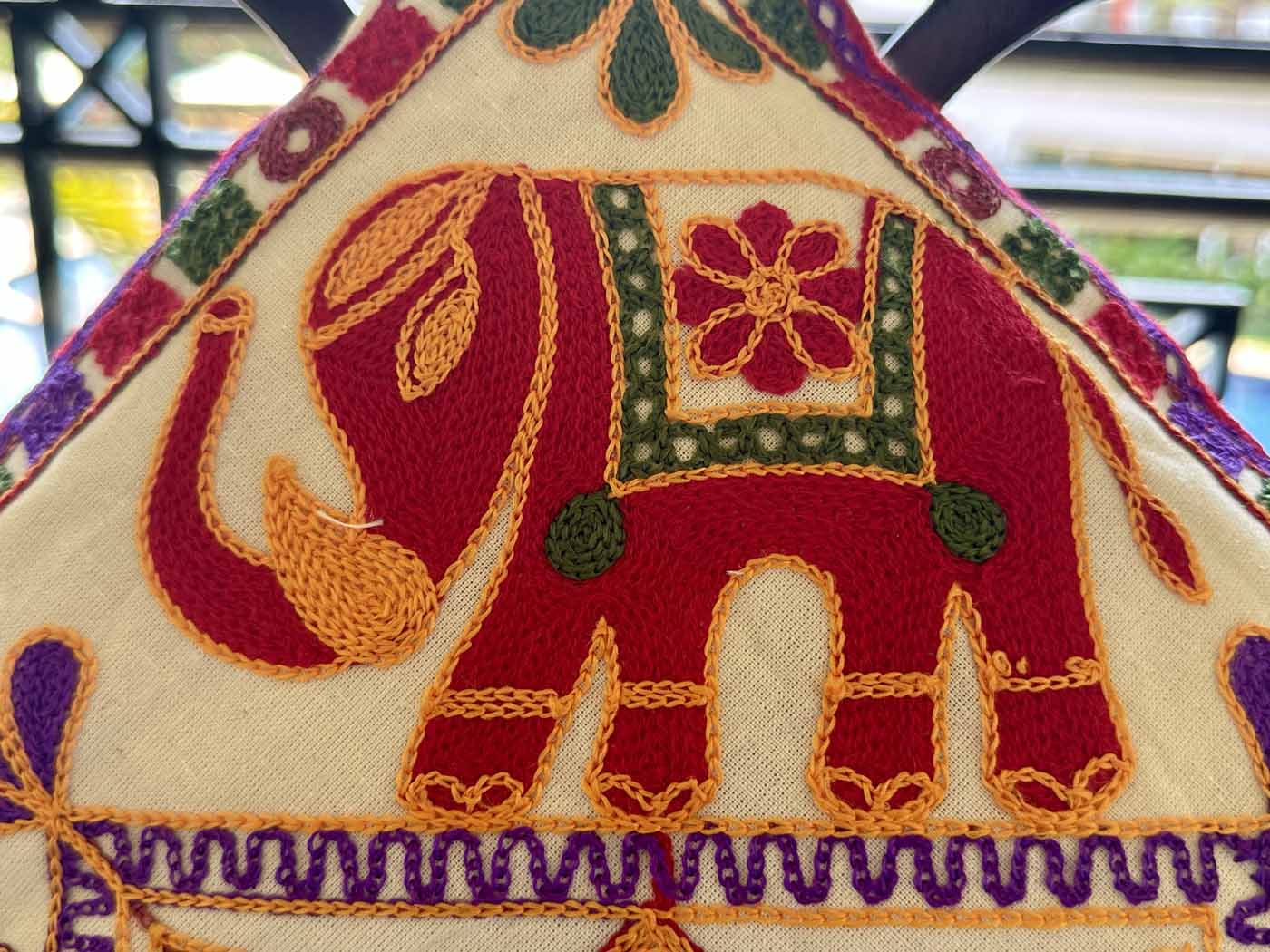 Khadi Cotton Pillow Case β Elephants β photo 3