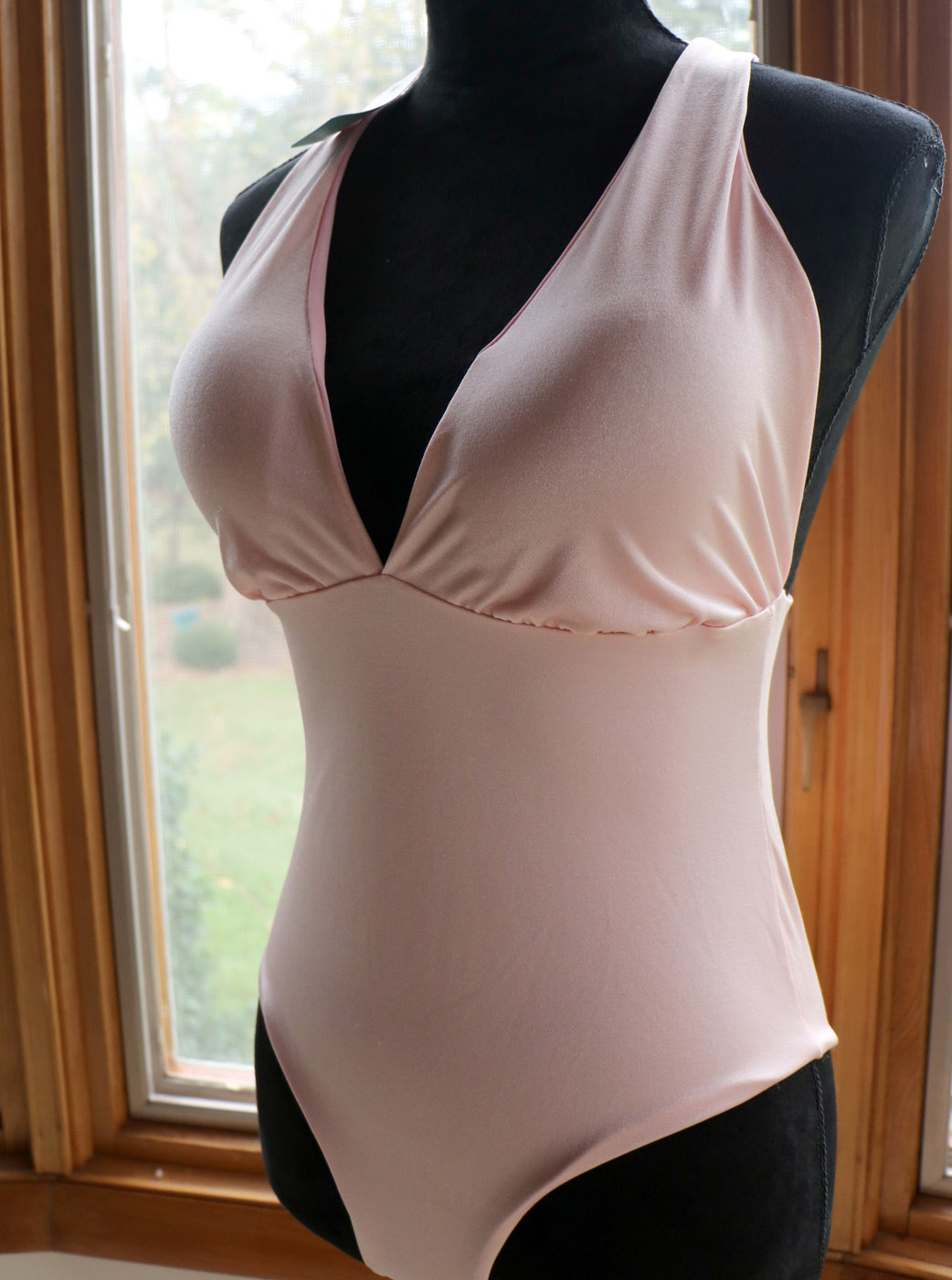 One-Piece Swimsuit — Pink (Size L) — photo 1