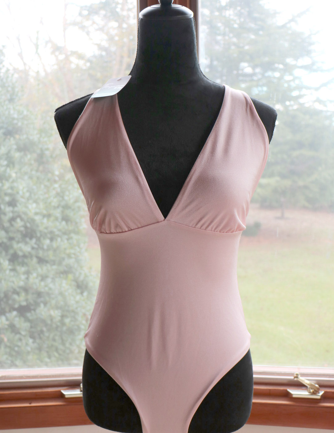 One-Piece Swimsuit — Pink (Size L) — photo 2