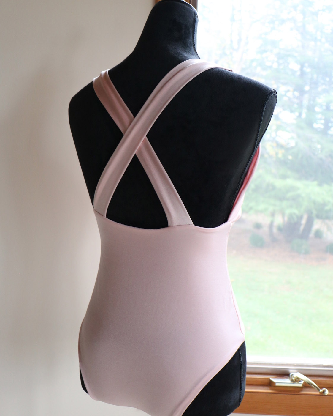 One-Piece Swimsuit — Pink (Size L) — photo 7