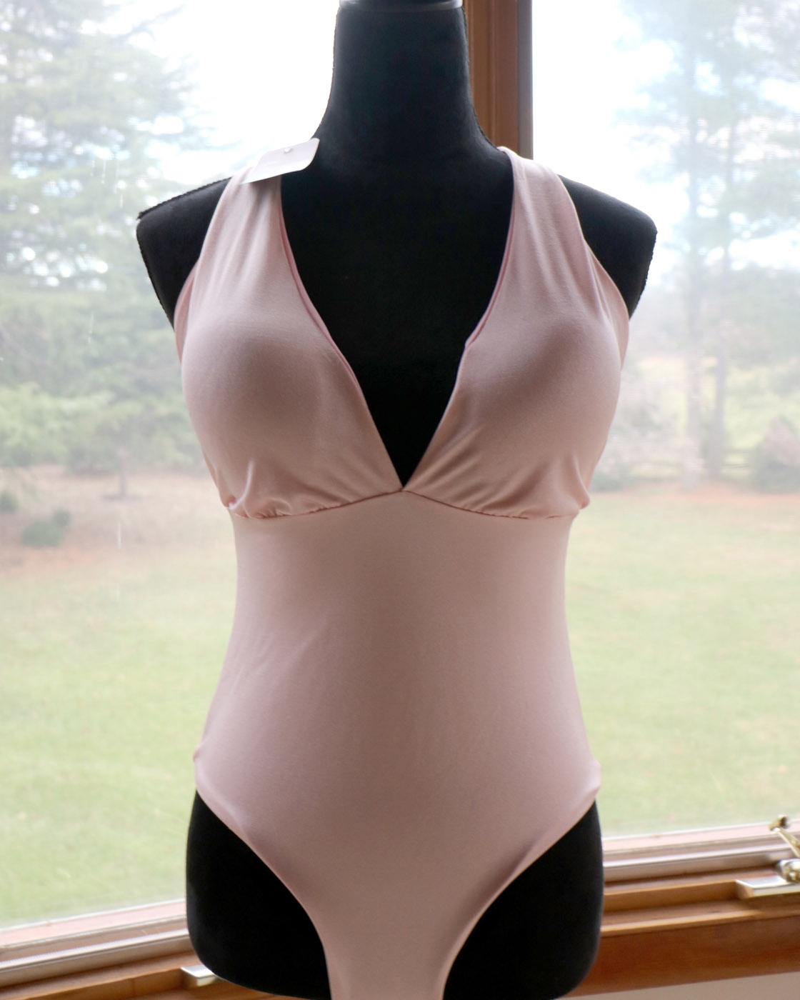 One-Piece Swimsuit — Pink (Size L) — photo 8