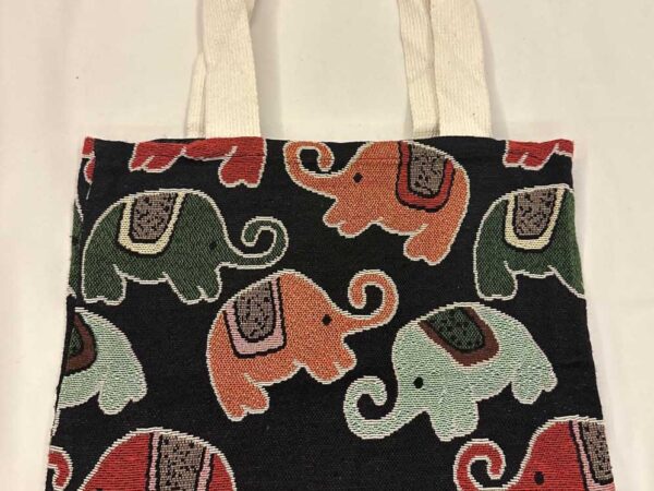 Thai Elephant Shoulder Bag — Black — photo 2