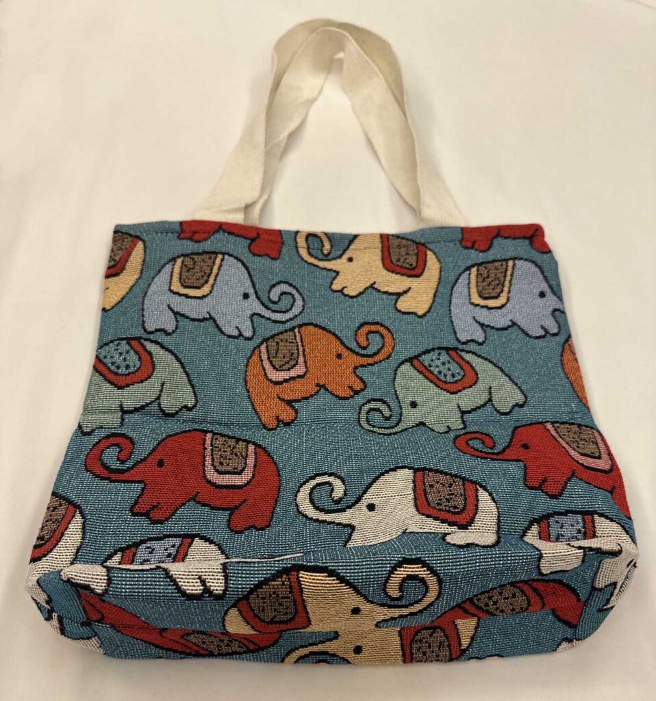Thai Elephant Shoulder Bag — Blue + Green — photo 1
