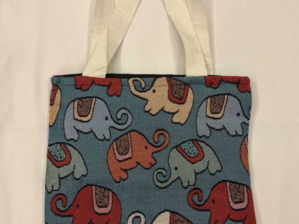 Thai Elephant Shoulder Bag — Blue + Green — photo 2