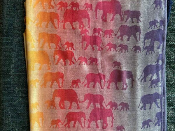 Thai Pashmina Scarf — Pink Rainbow — photo 1
