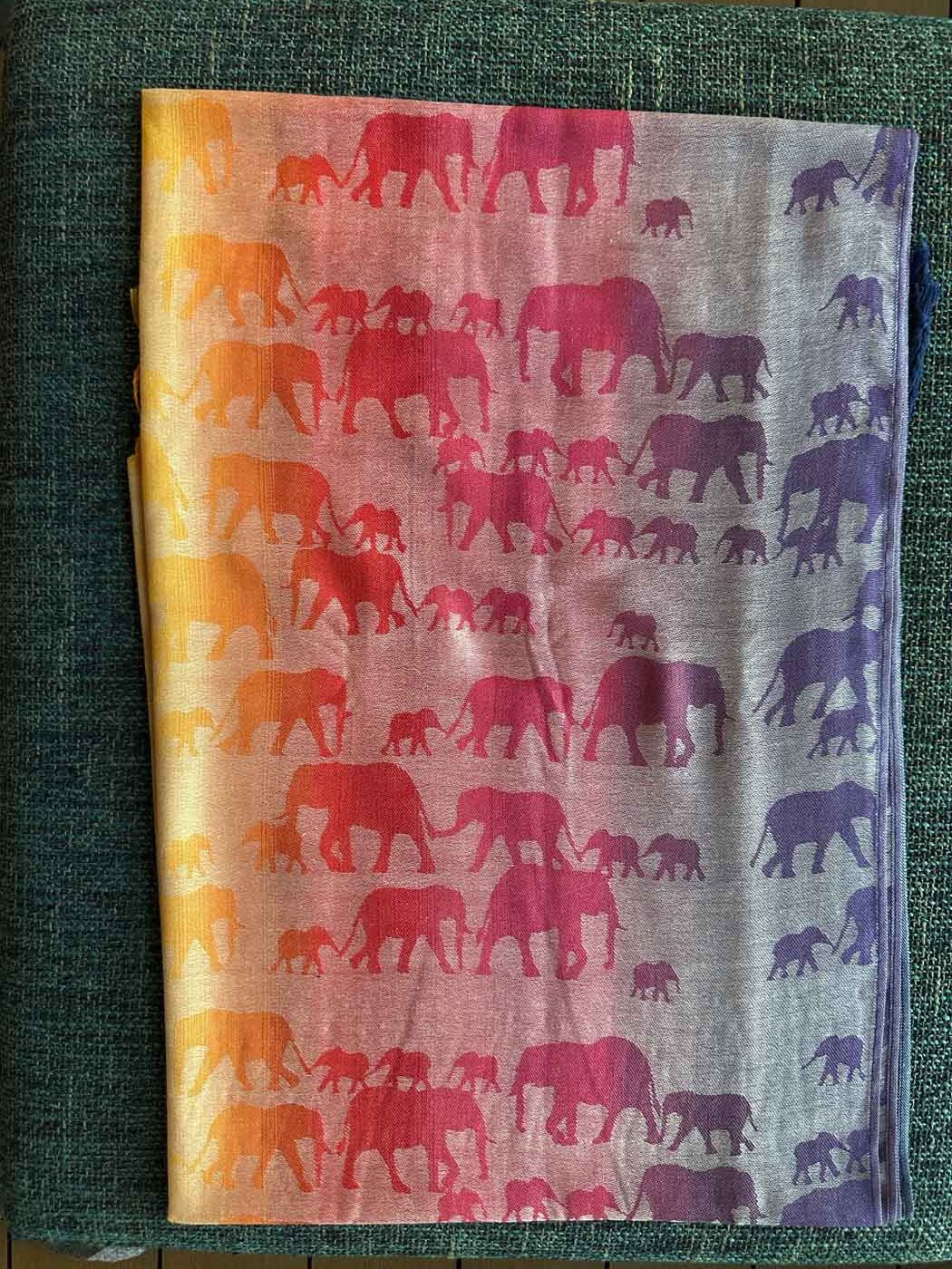 Thai Pashmina Scarf — Pink Rainbow — photo 1