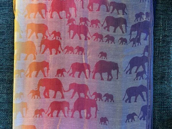Thai Pashmina Scarf Pink Rainbow 2 Thai Pashmina Scarf — Pink Rainbow — photo 2