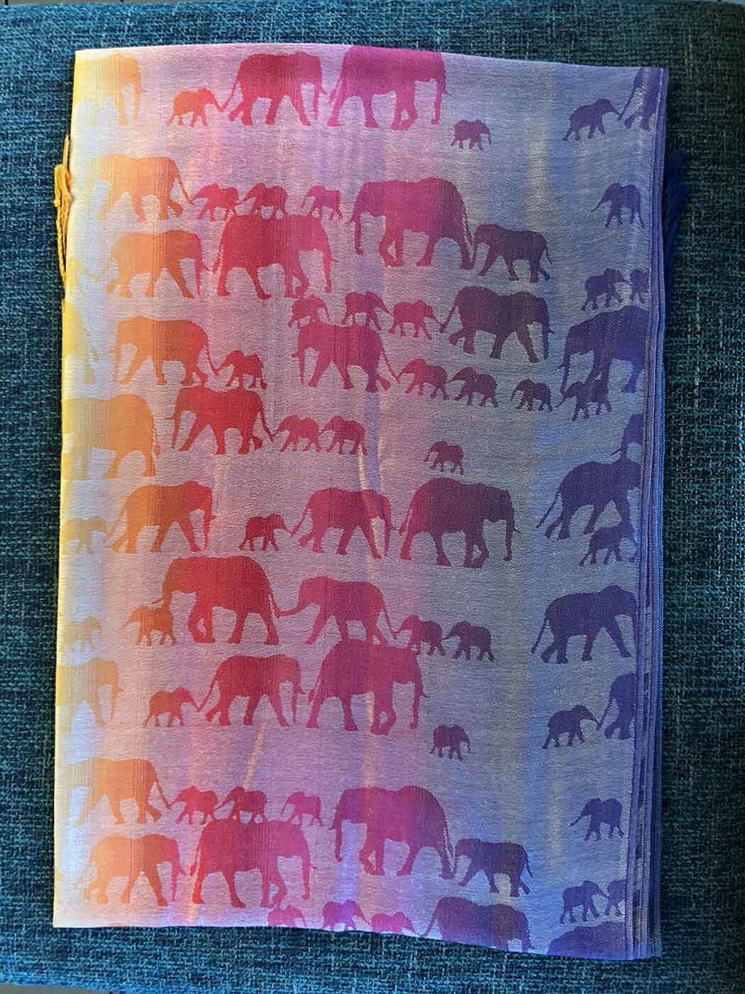 Thai Pashmina Scarf — Pink Rainbow — photo 2