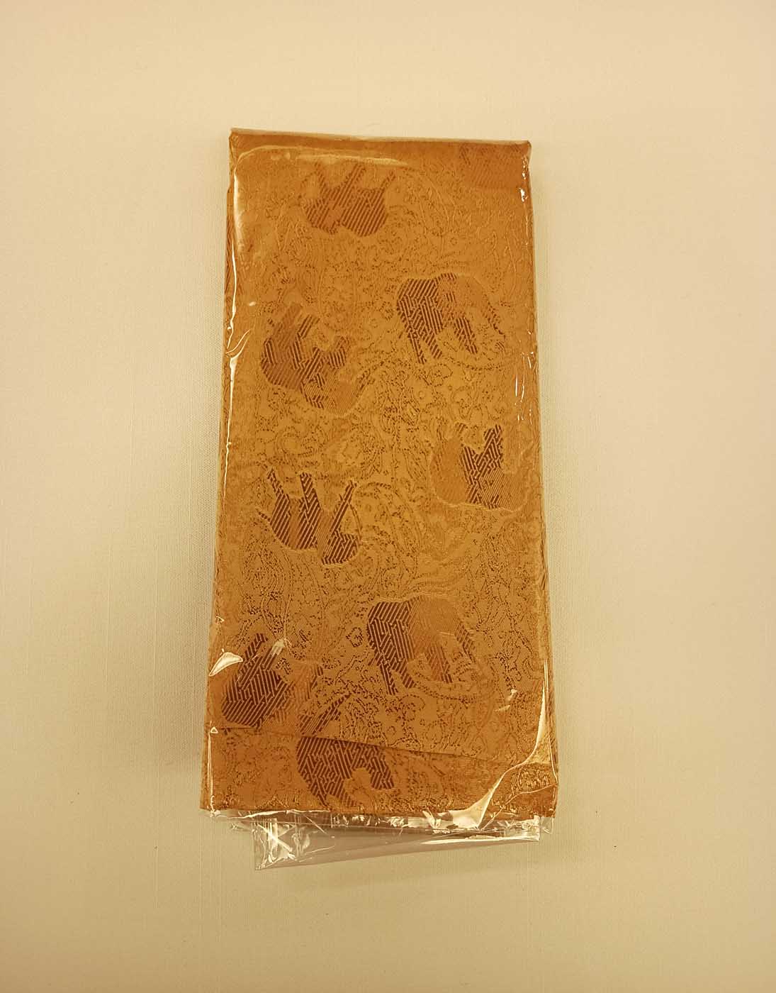 Thai Silk Elephant Scarf — Gold — photo 3
